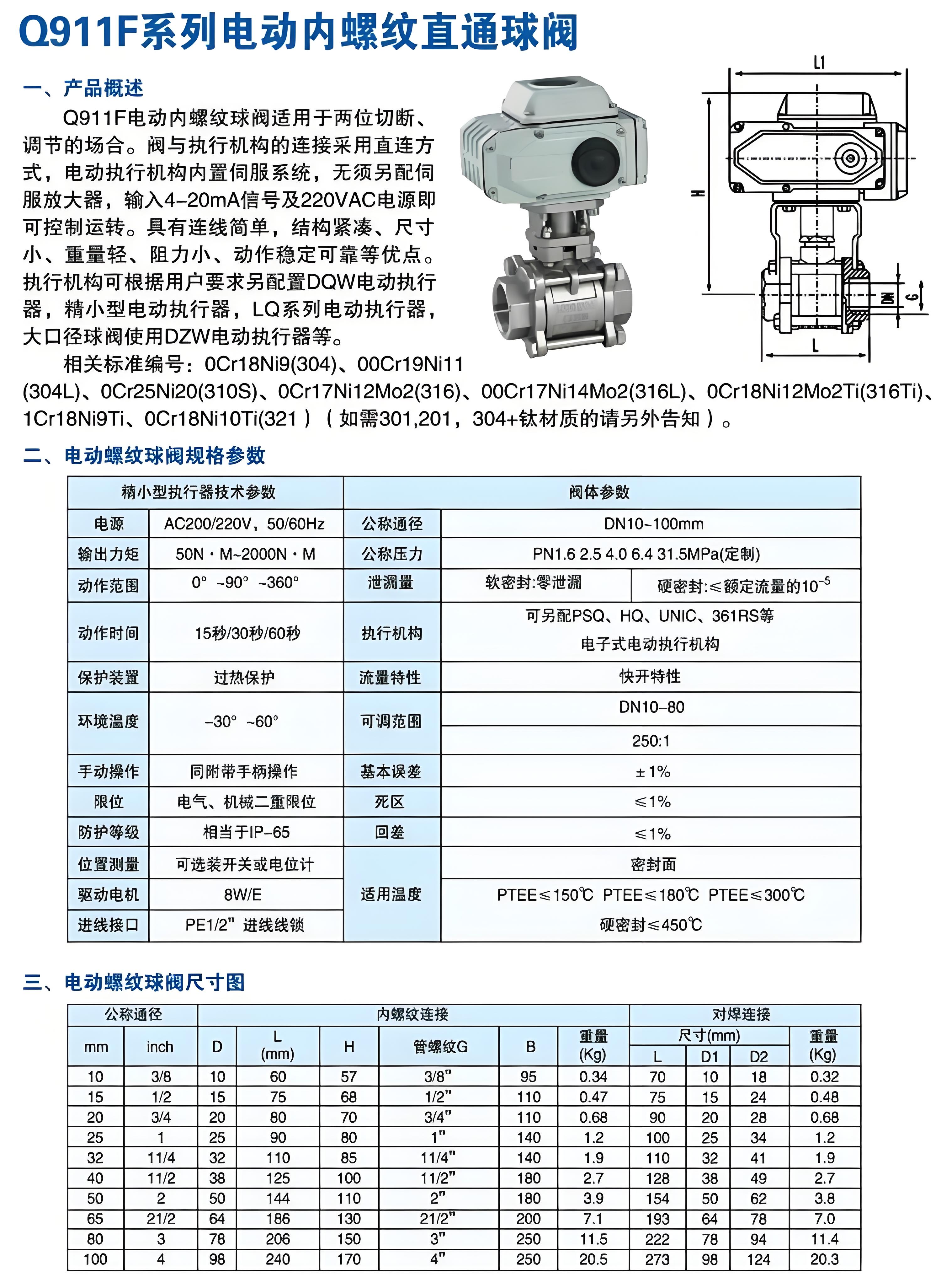 电动阀门