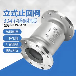 H42H-16H立式止回阀DN25 硬密封法兰连接